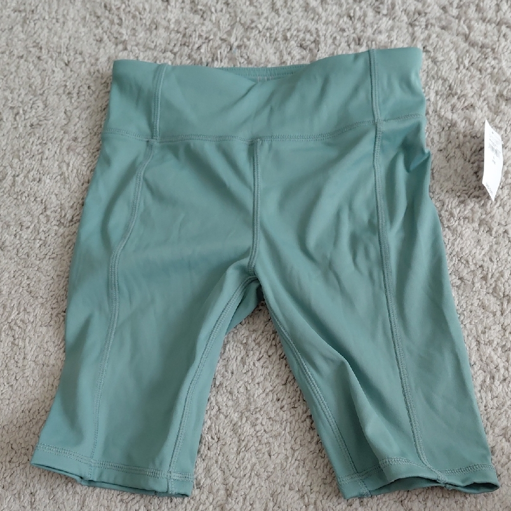 GAP Teen Teal Bike Shorts - Picture 1 of 5